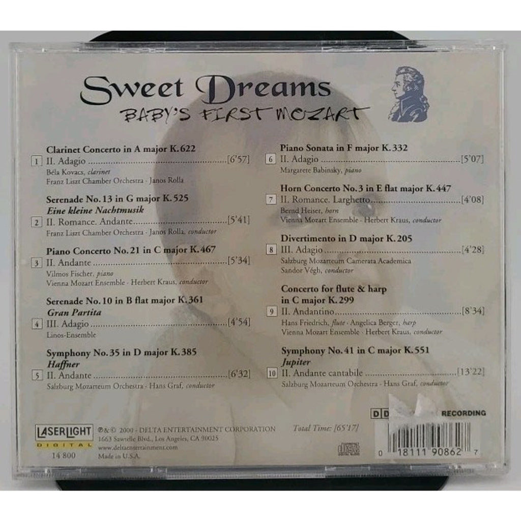 Baby's First Mozart/Con Cl/Ser by Sweet Dreams (CD, 2001)