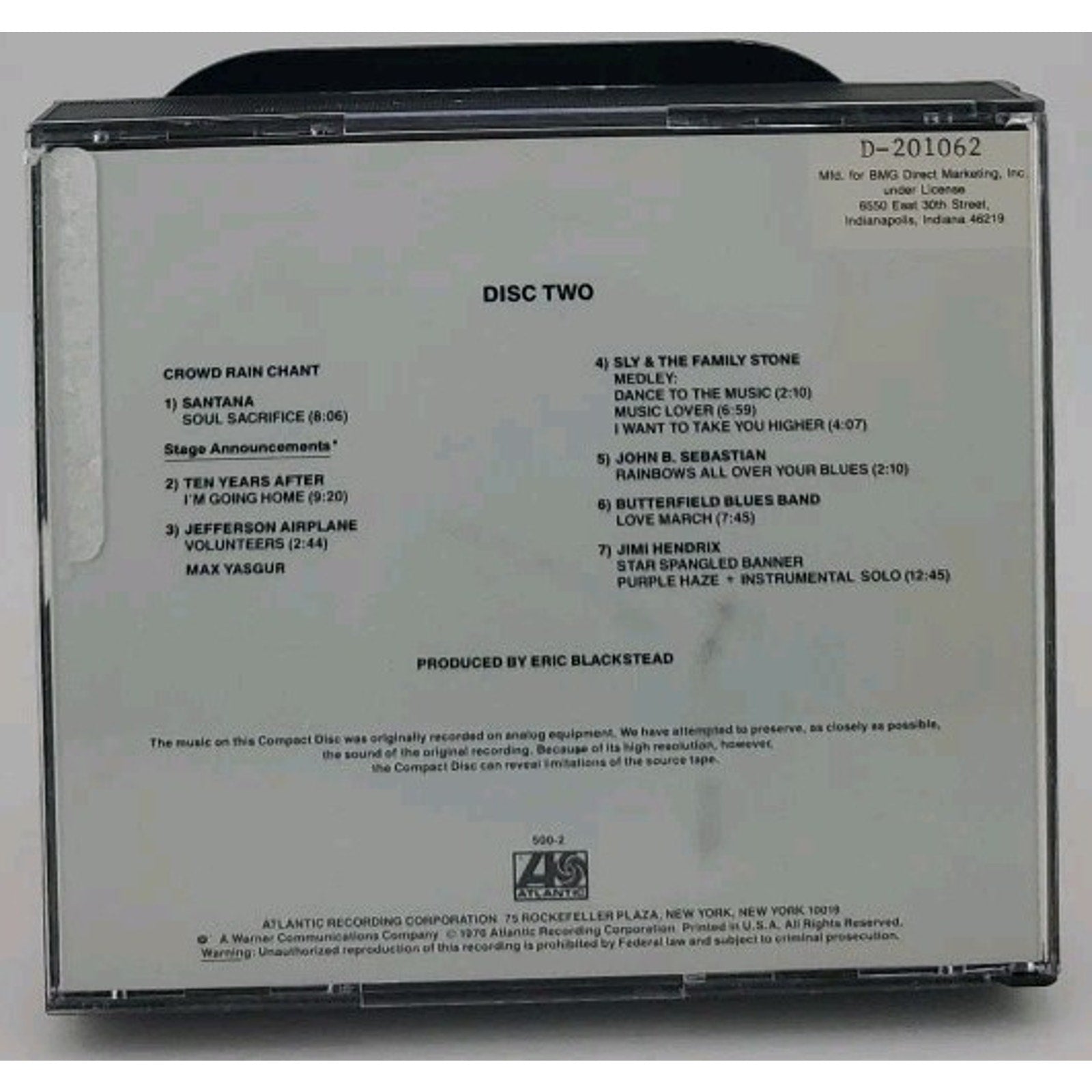 Woodstock 1999 by Various Artists (CD, Oct-1999, 2 Discs, Epic)