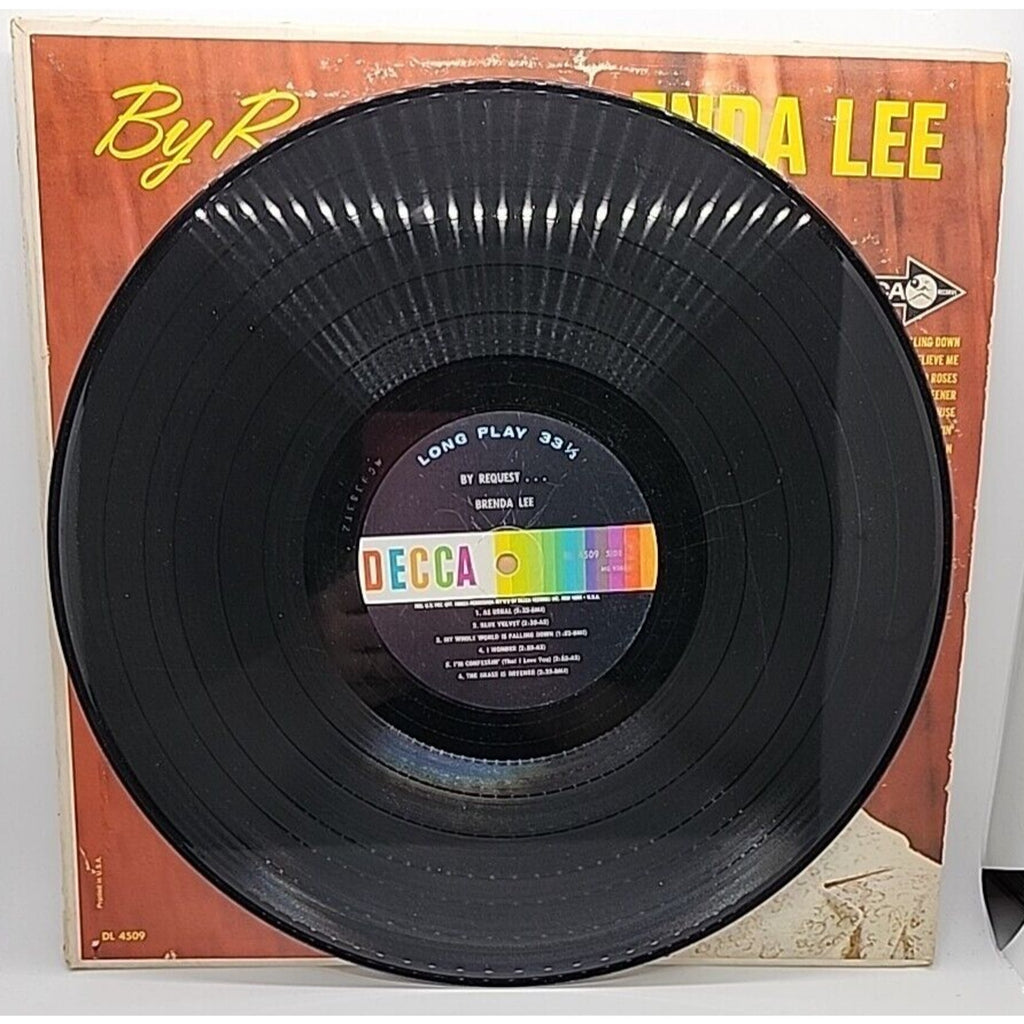Brenda Lee By Request Record 12" Decca Records