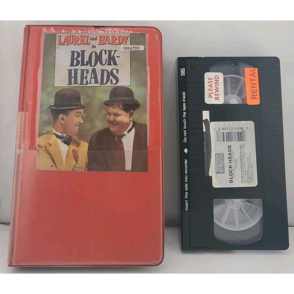 Laurel And Hardy Block-Heads (VHS)