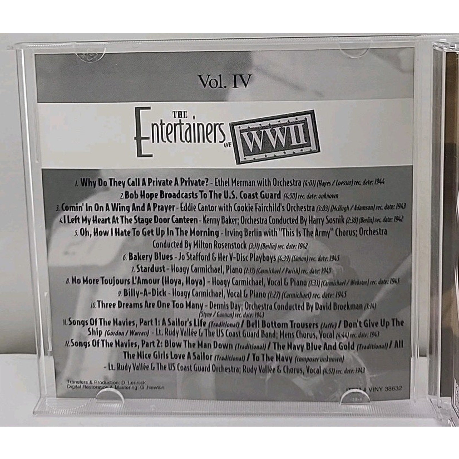 The Entertainers of World War II, Vol. 2 - Audio CD
