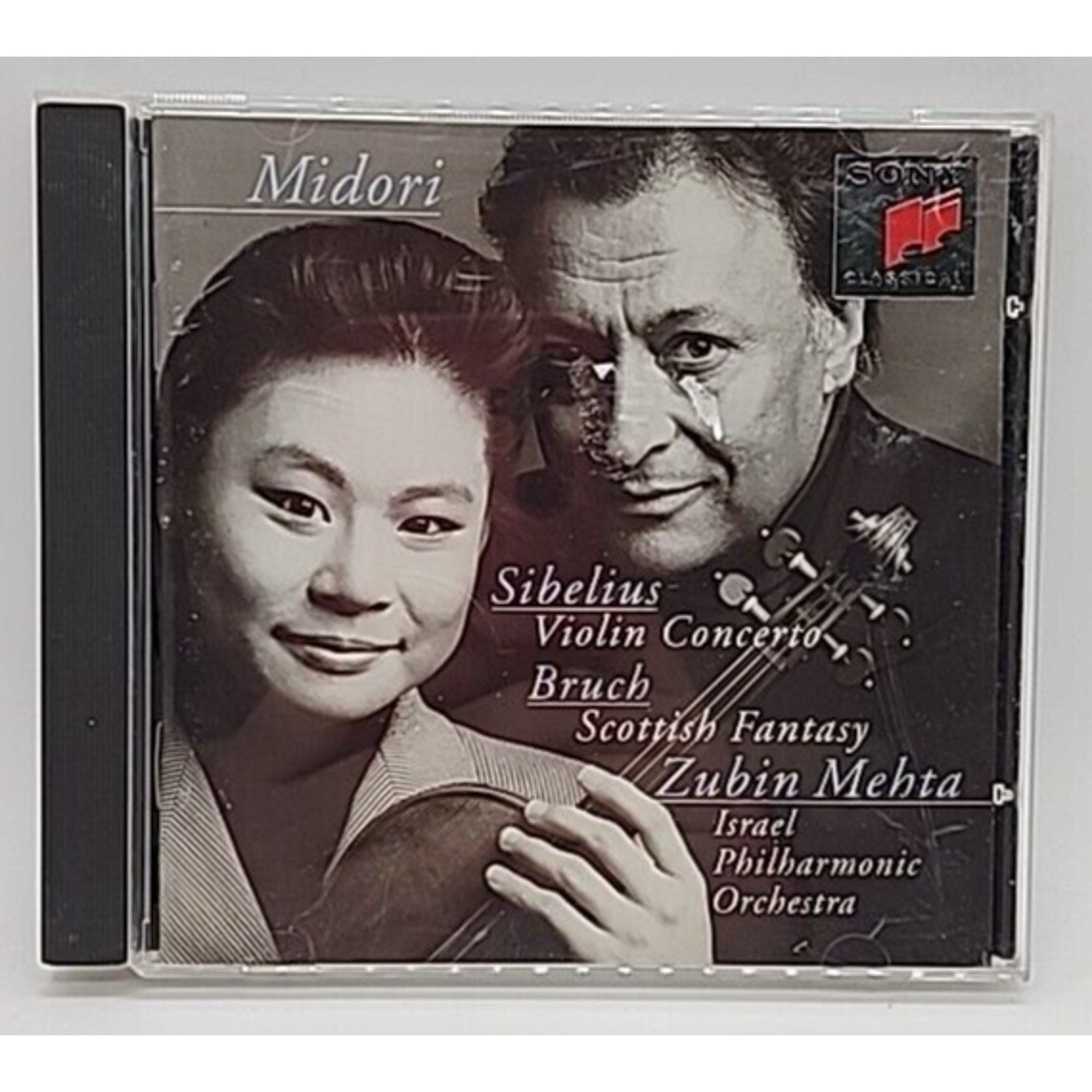 Violin Concerto / Scottish Fantasy by Sibelius / Bruch / Midori / Mehta (CD)