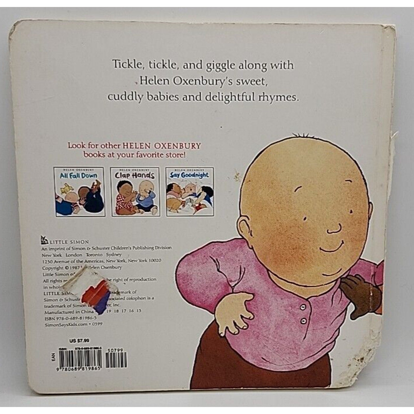 Tickle, Tickle: A First Book for Babies by Oxenbury, Helen Board book