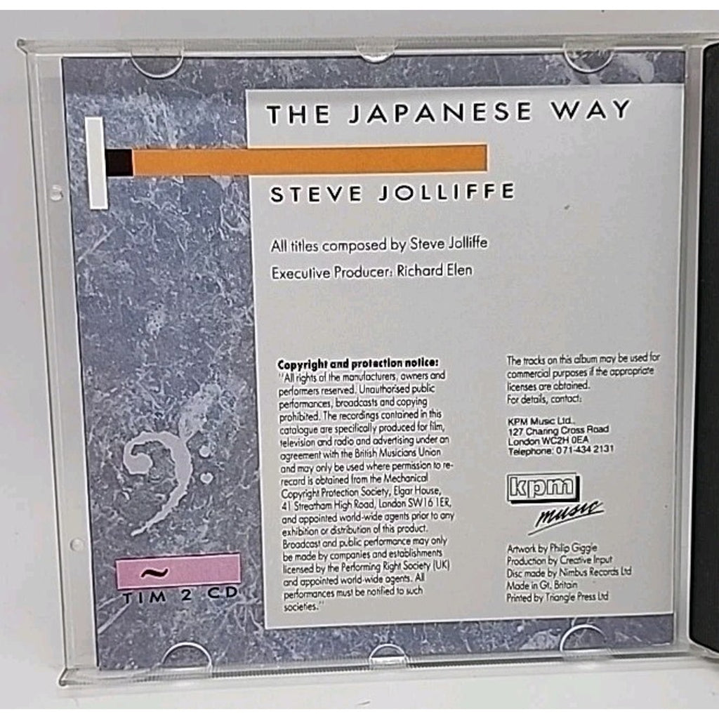 Steve Jolliffe The Japanese Way (CD)