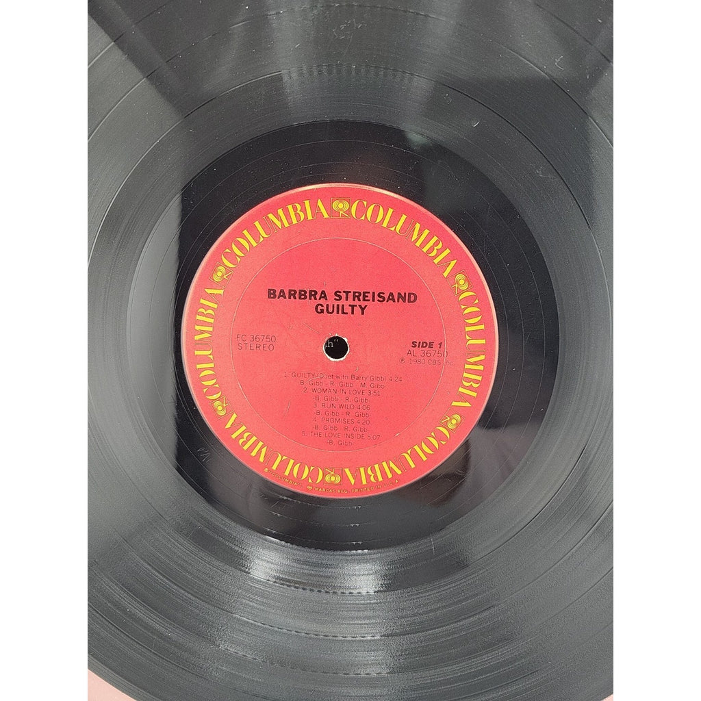 Barbara Streisand/Barry Gibb Vinyl Album - Guilty