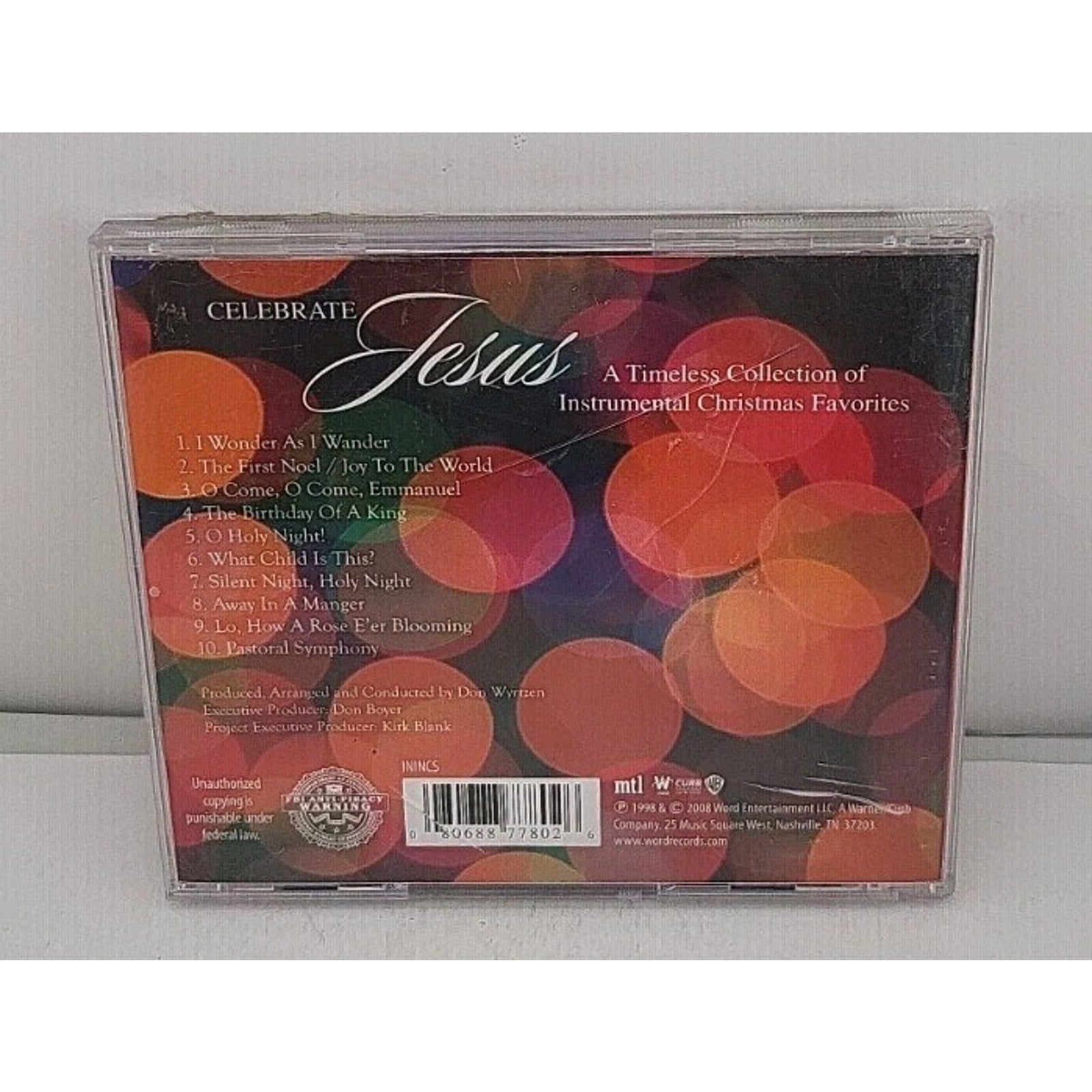 Celebrate Jesus A Timeless Collection Of Instrumental Christmas Favorites CD