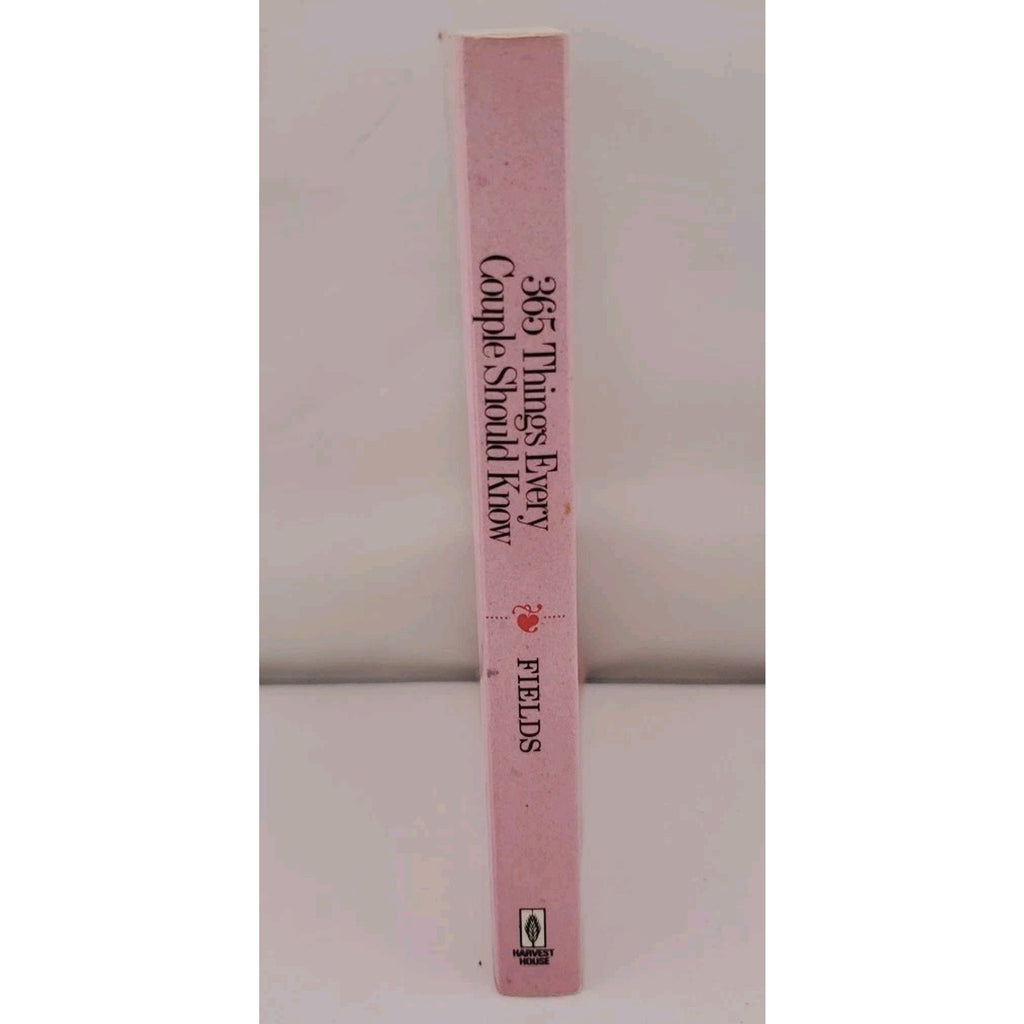 365 Things Every Couple Should Know by Doug Fields (1993, Trade Paperback)