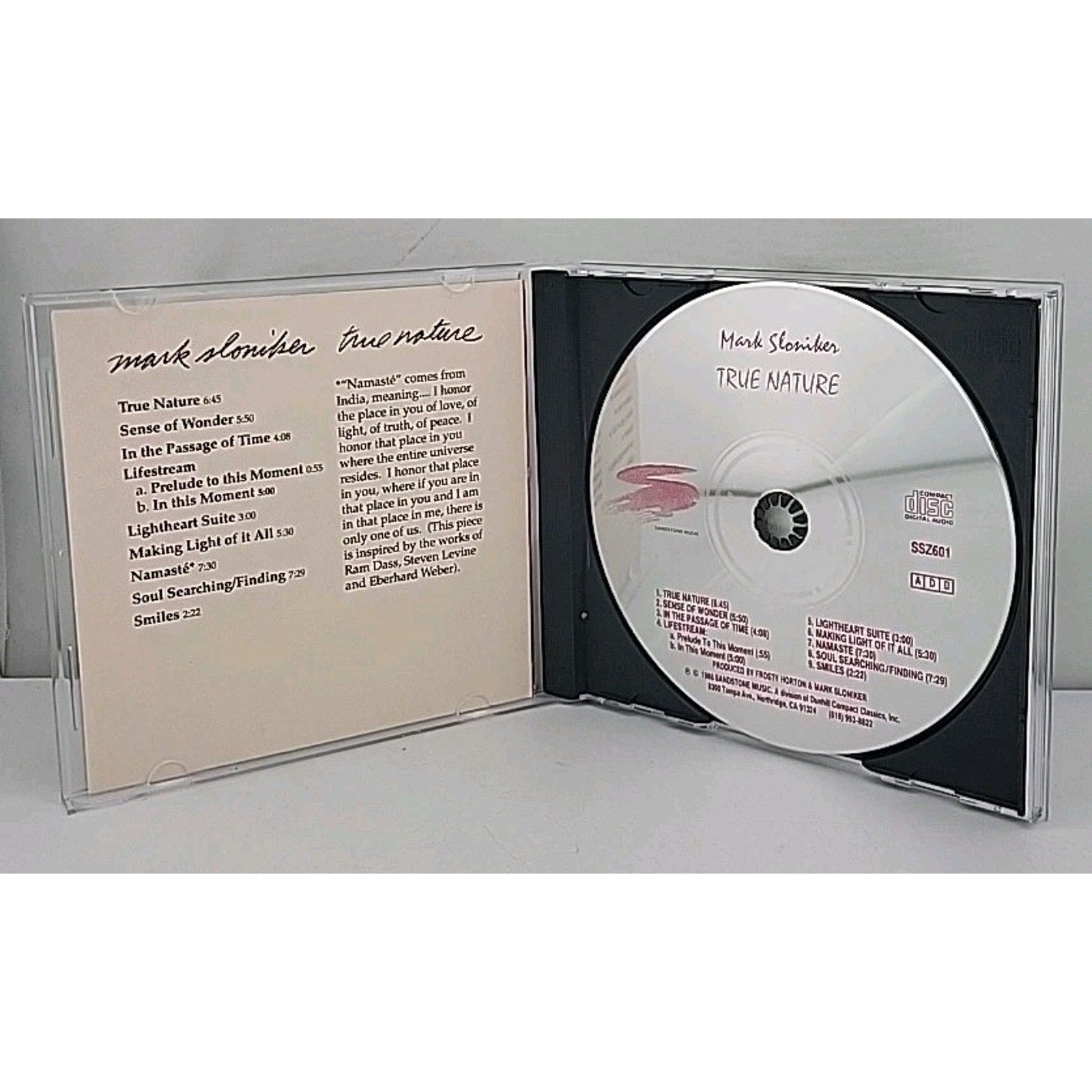 Mark Sloniker True Nature Music CD Album
