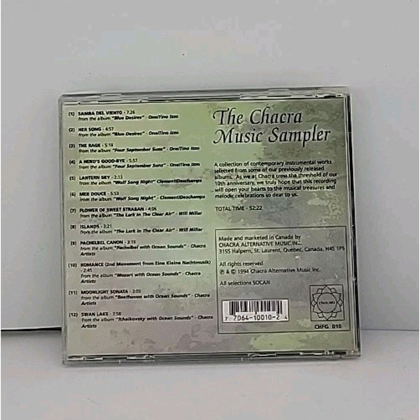 The Chacra Music Sampler CD
