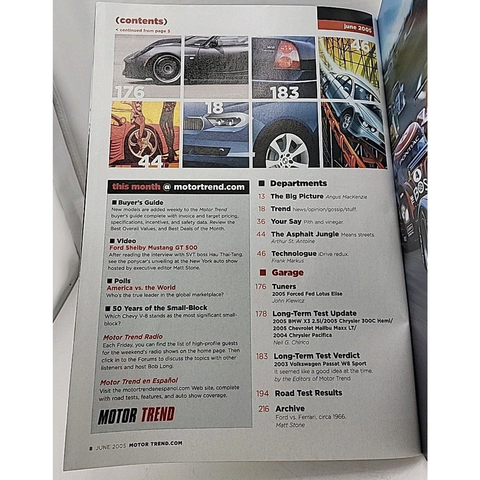 Motor Trend Magazine June 2005
