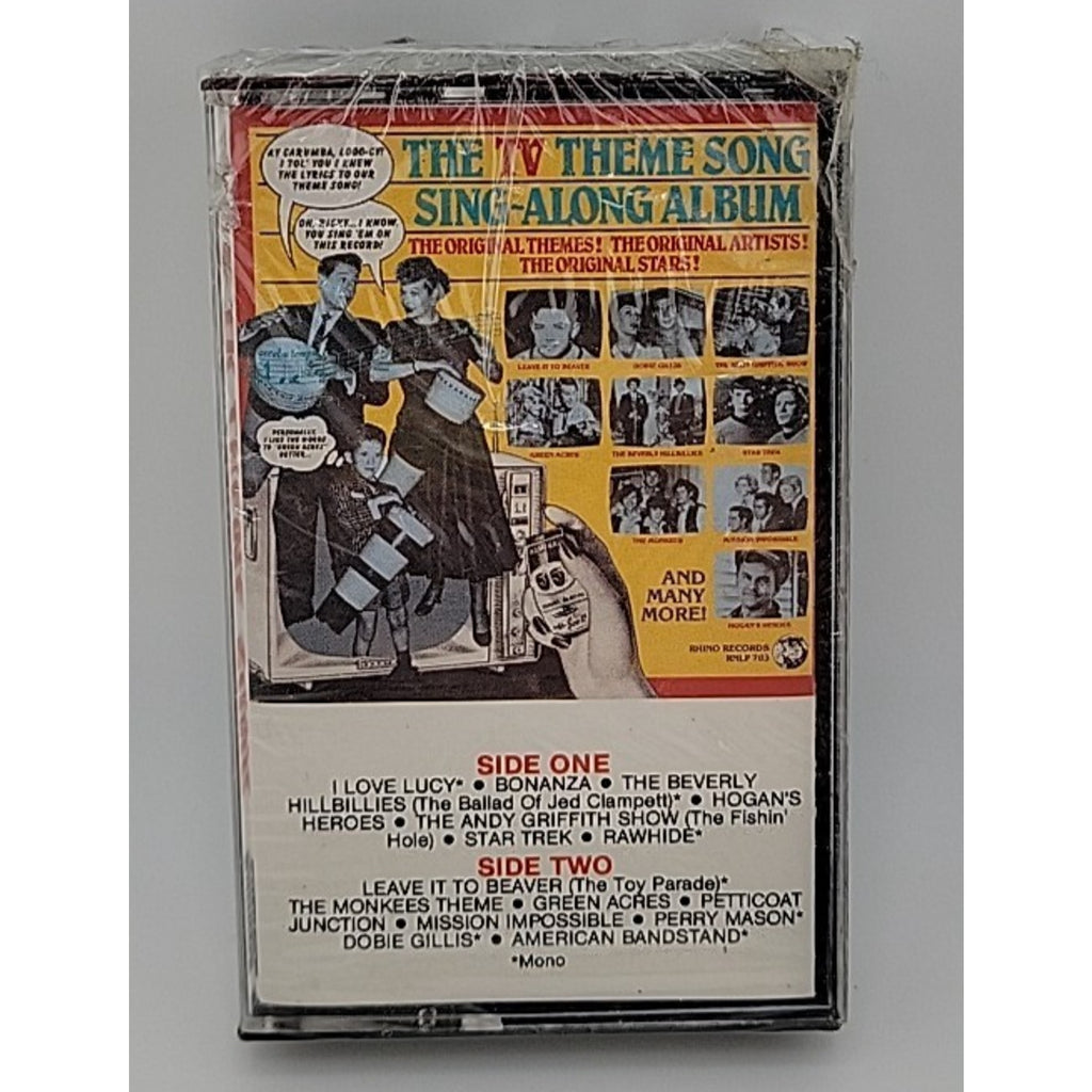 The TV Theme Song Sing-Along Album (Cassette) *Brand New*