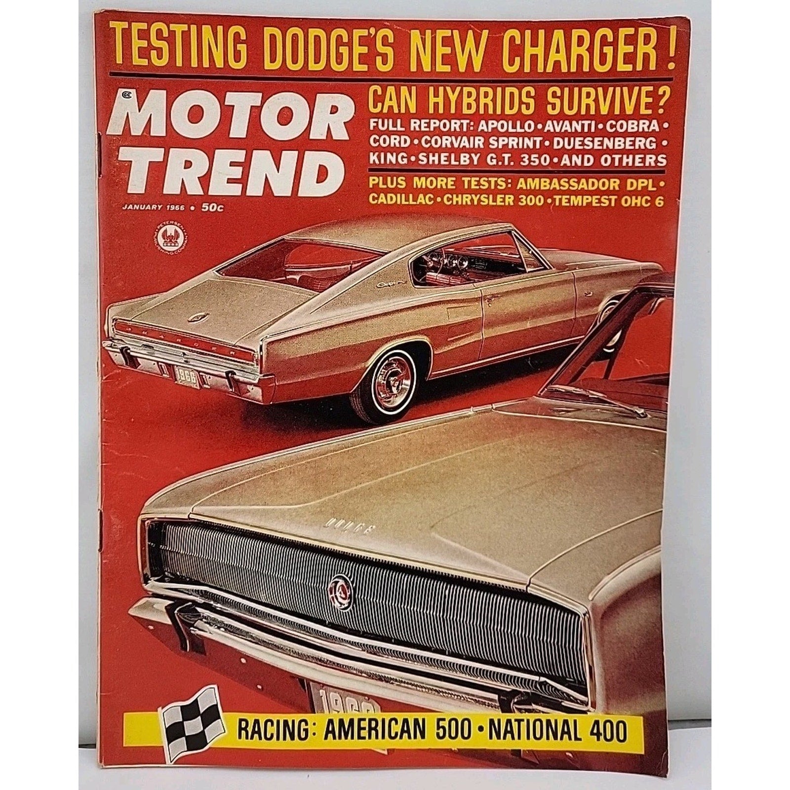 Motor Trend Magazine January 1966 Vol. 18 No. 1