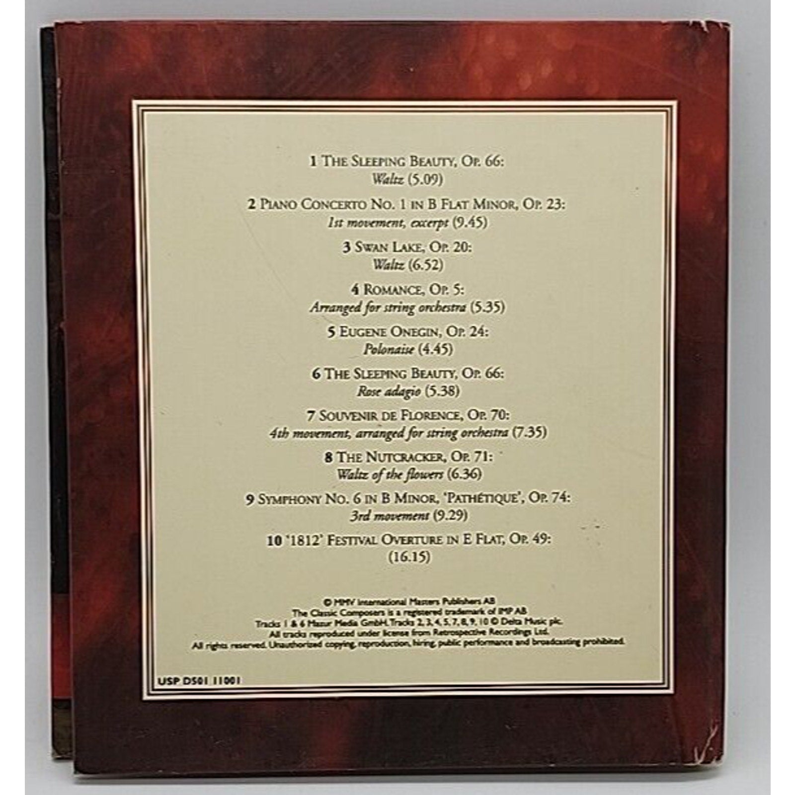 Classic Composers - Tchaikovsky Poetry & Passion. CD