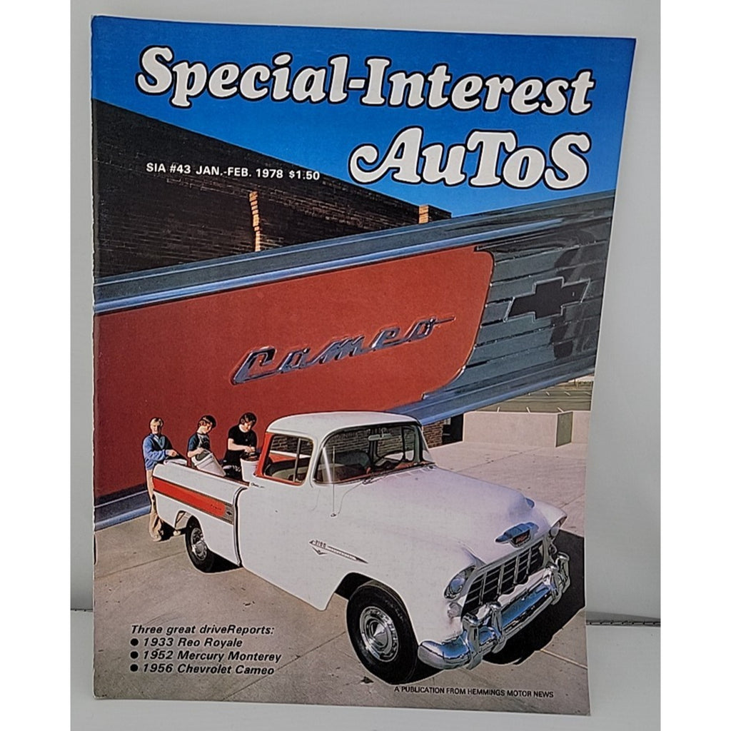 Special Interest Auto Magazine January February 1978