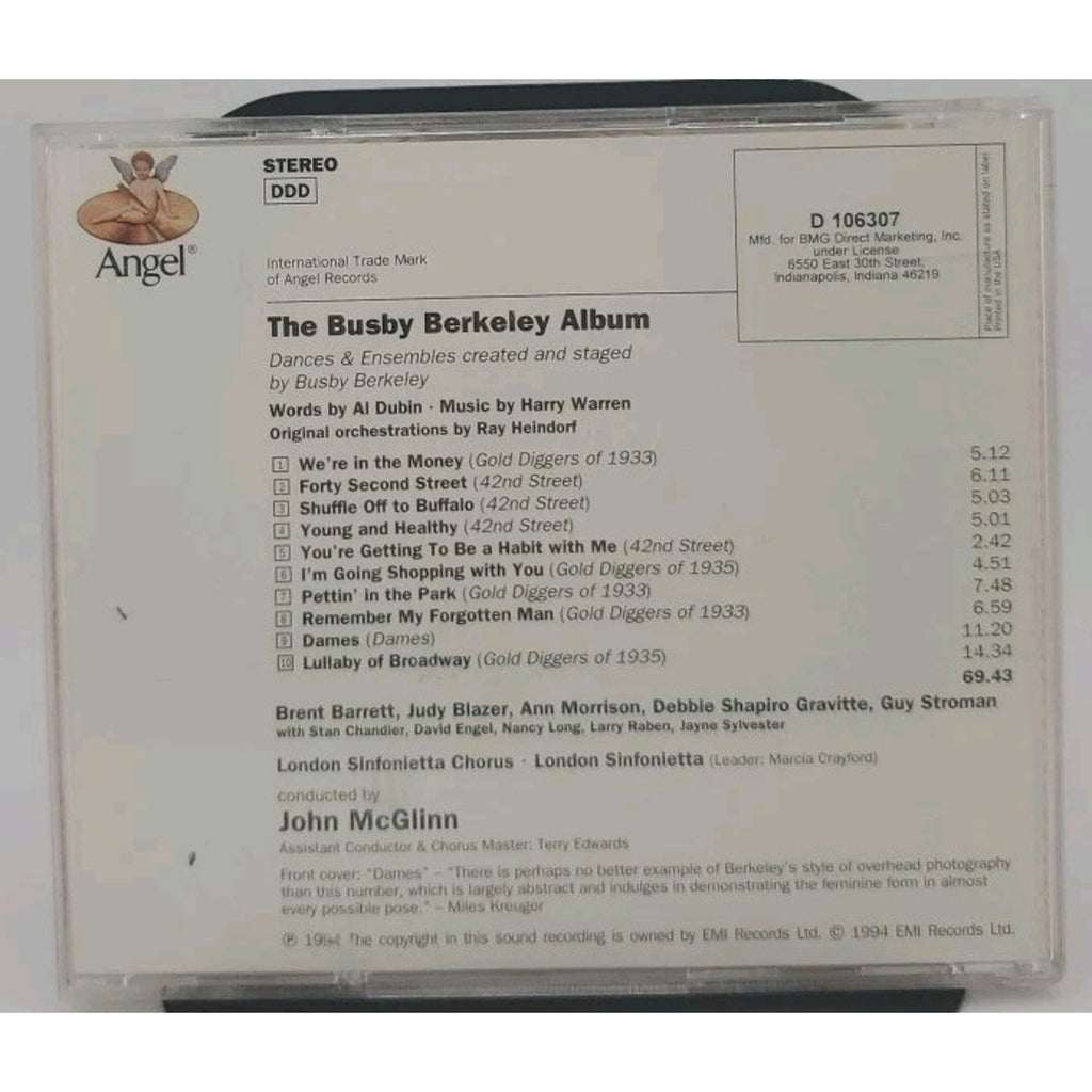 The Busby Berkeley Album by John McGlinn (CD, Sep-1994, EMI Angel (USA))