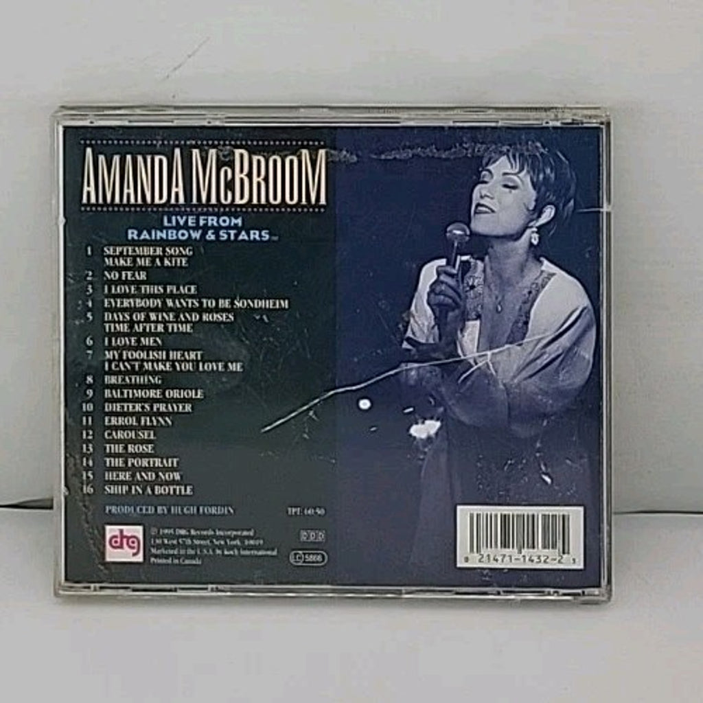 Live from Rainbow & Stars by Amanda Mcbroom (CD, 1995)
