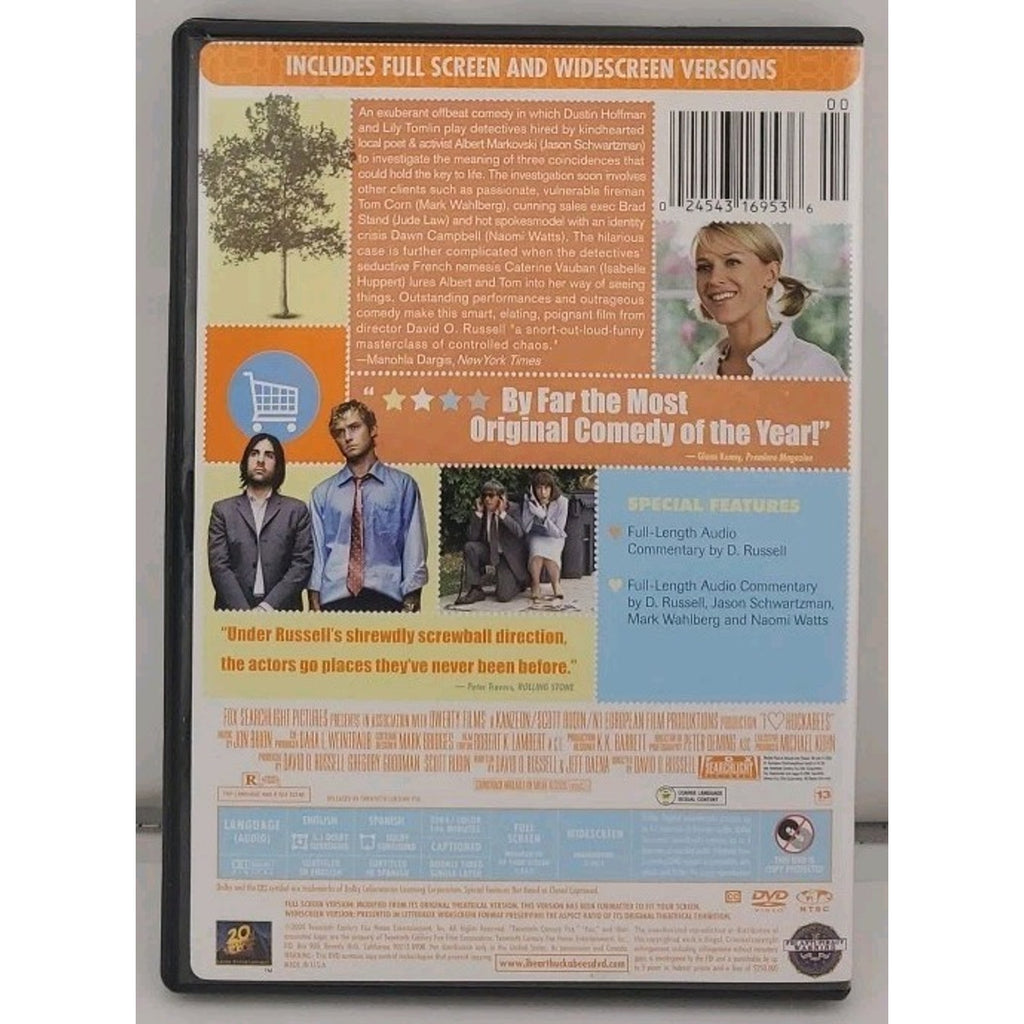 I Heart Huckabees (DVD, 2004)