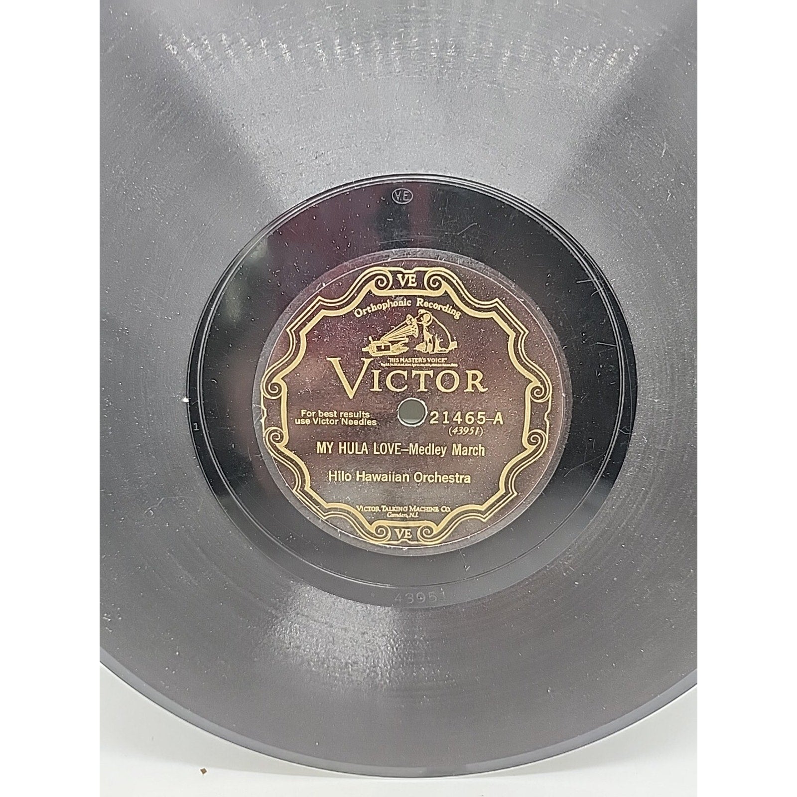 My Hula Love- Medley March Hilo Hawaiian Orchestra (Record)