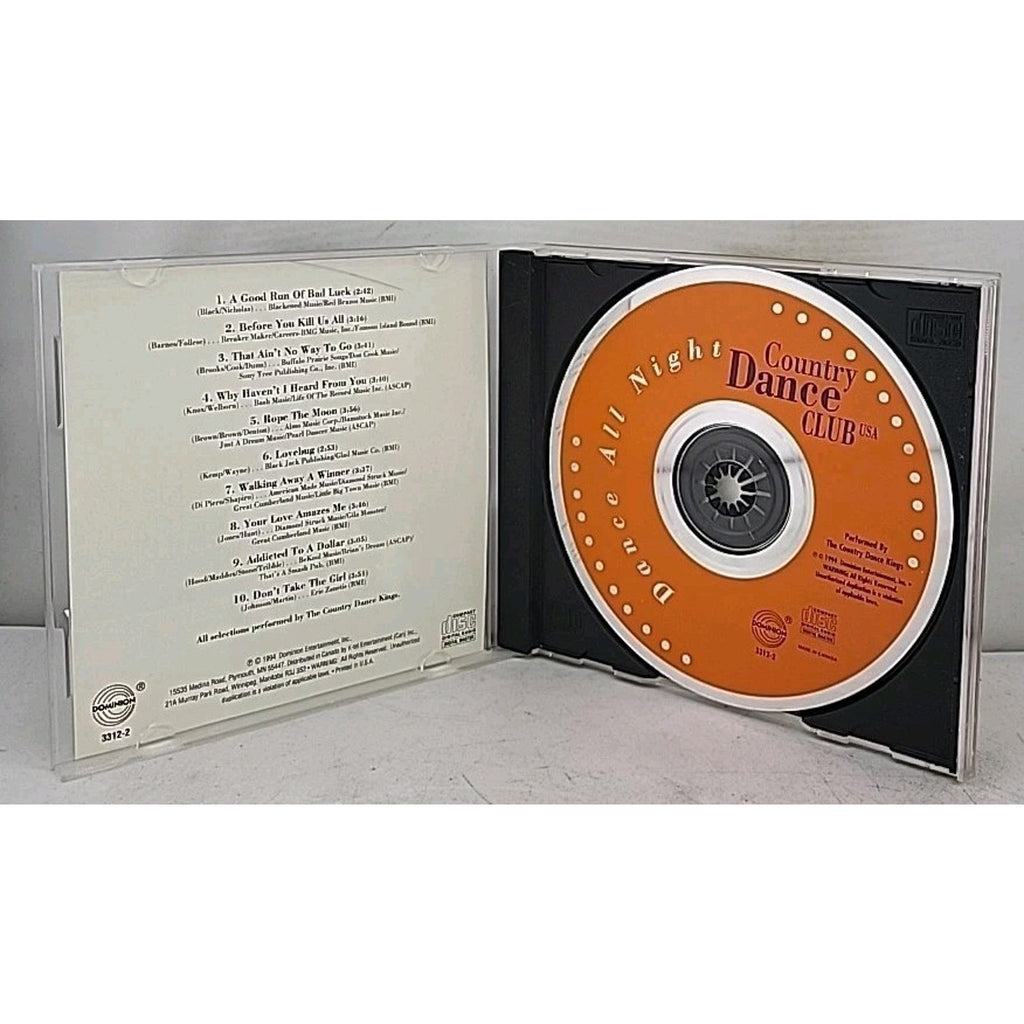 Country Dance Club: Dance All Night by The Country Dance Kings (CD, Nov-1994,...