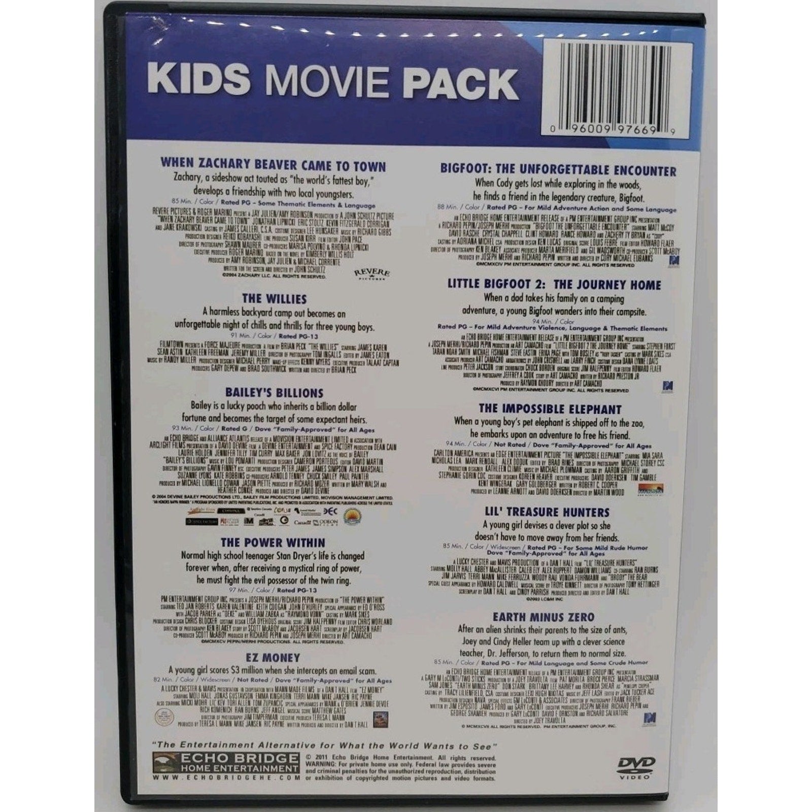 10-Movie Kids Pack (DVD)