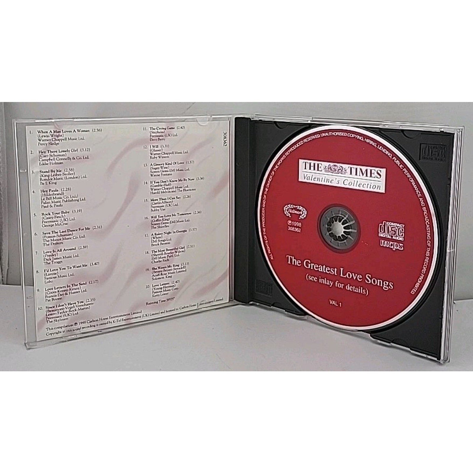 The Times Valentine's Collection: The Greatest Love Songs CD