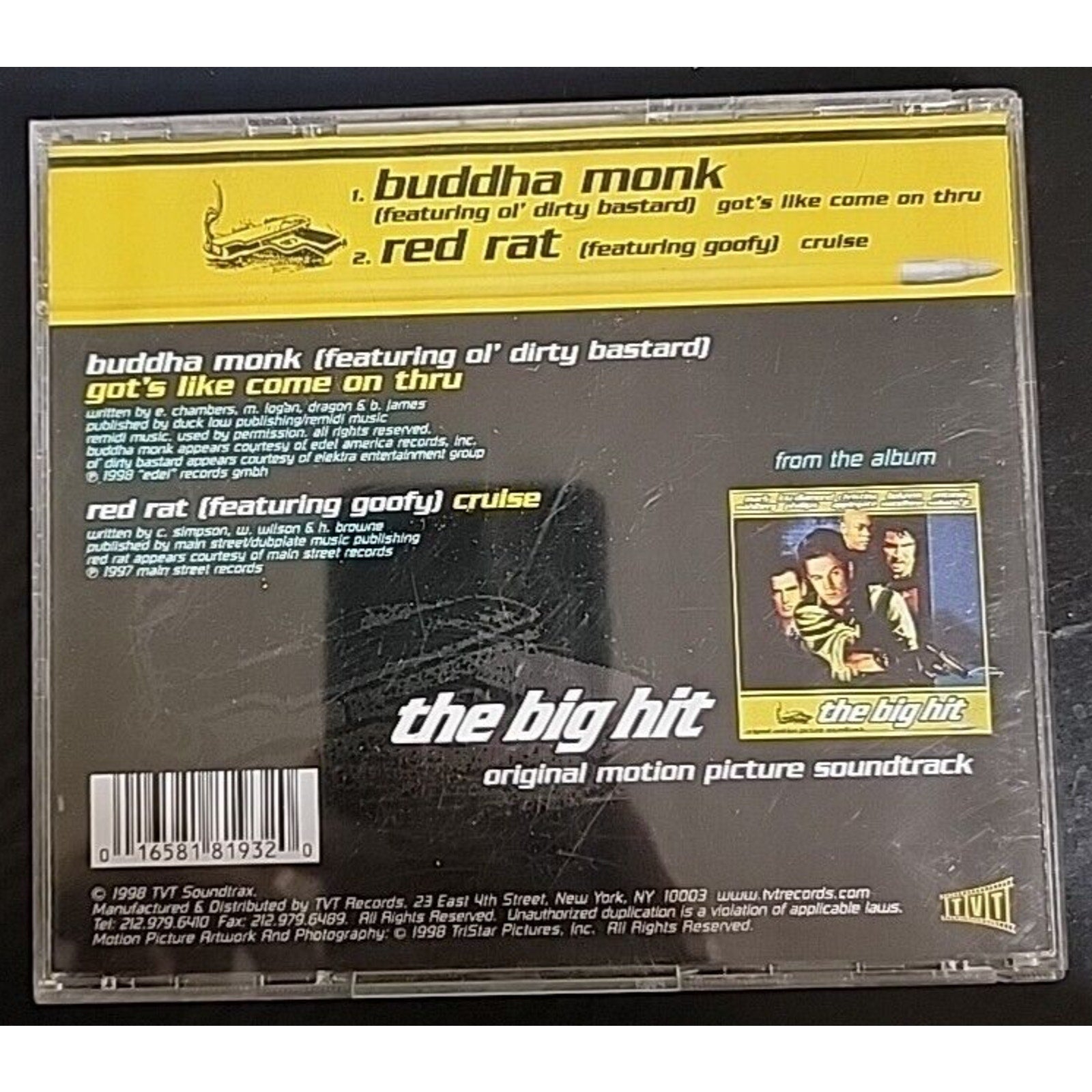 Buddha Monk The Big Hit (CD) Single