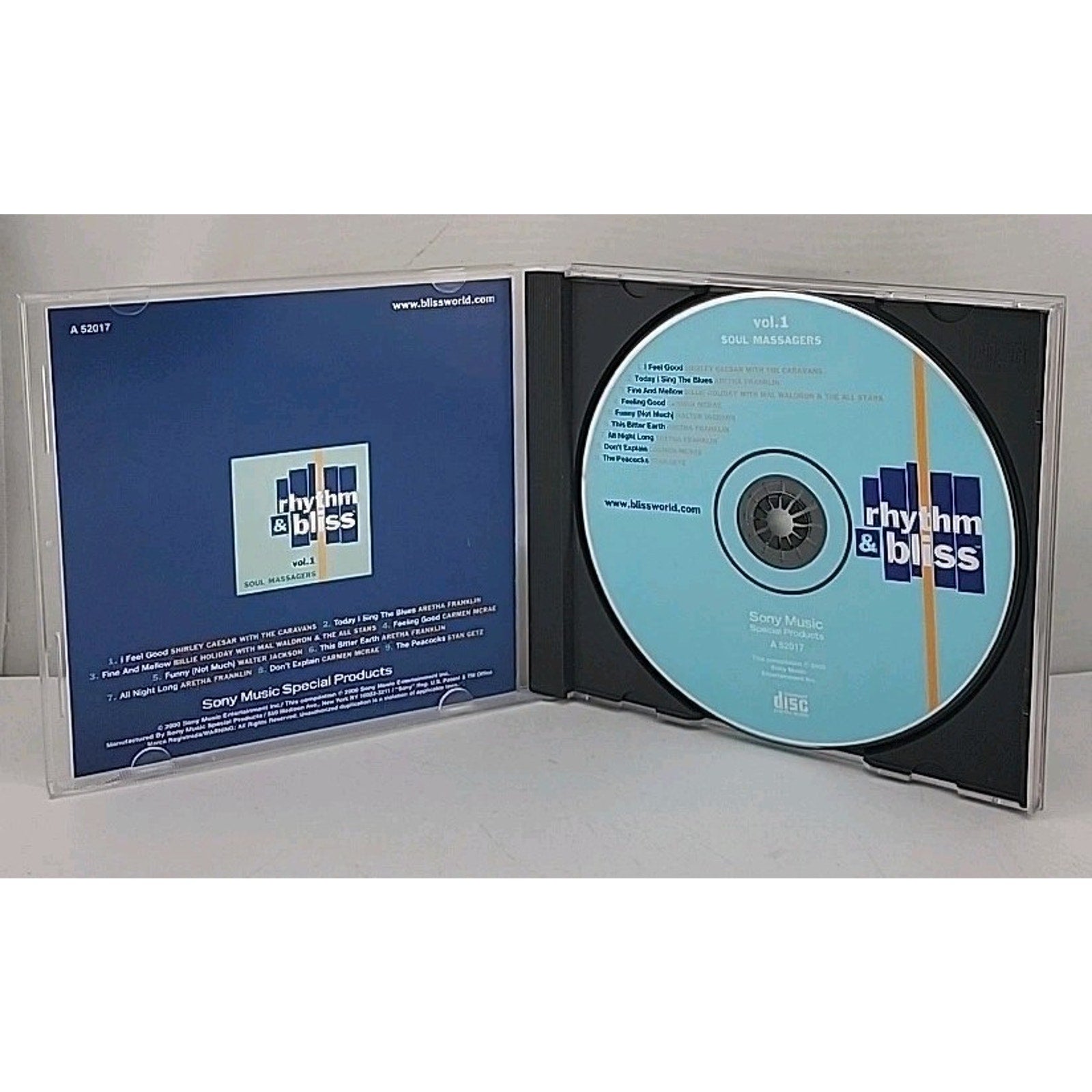 Rhythm & Bliss, Vol. 1: Soul Massagers by Various Artists (CD, 2000, Sony Music