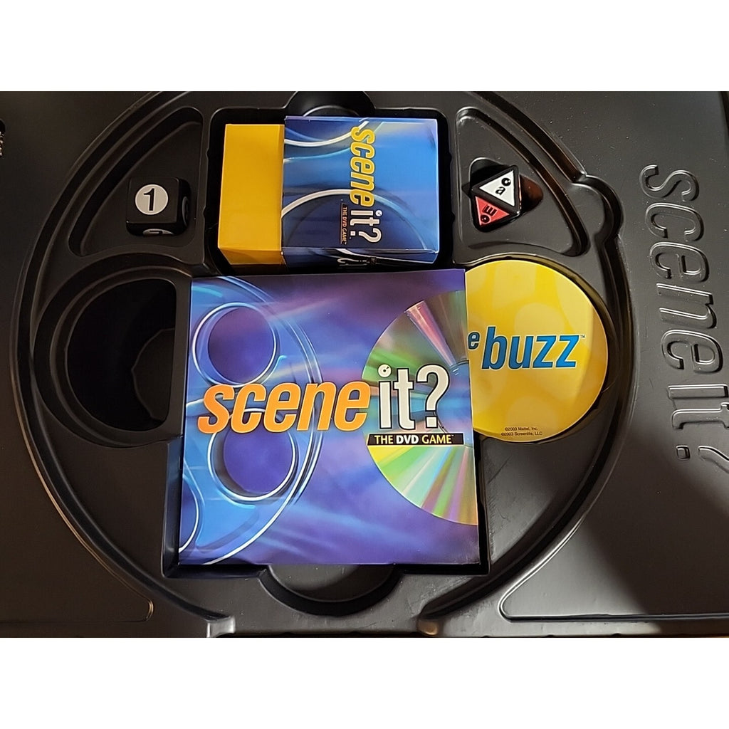 Scene It? The DVD Movie Trivia Board Game Open Box Complete 2003 Family