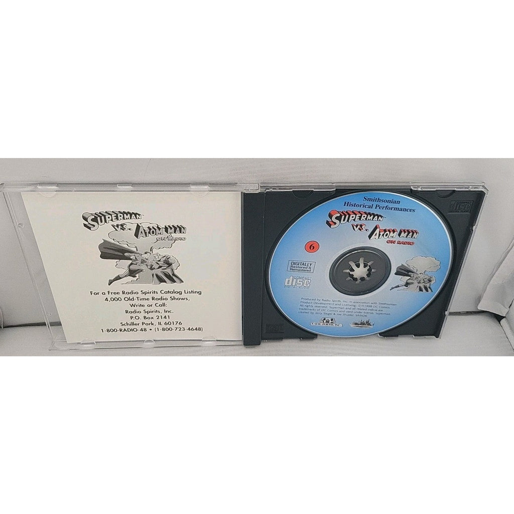 Superman Vs. Atom Man On Radio Disc 6 Only CD
