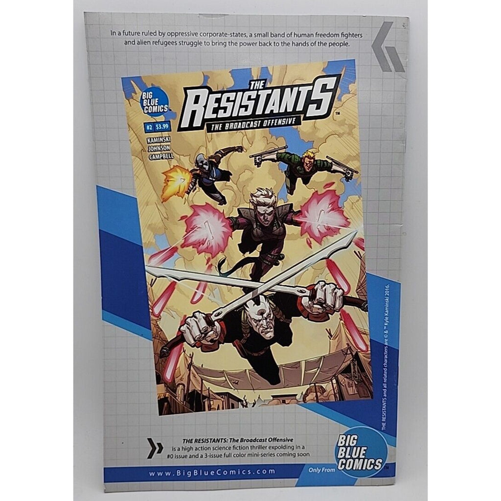 Big Blue Comics The Resistants: The Broadcast Offensive #1