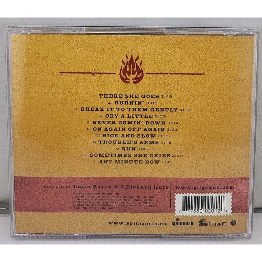 Burnin by Grand, Gil (CD, 2014)