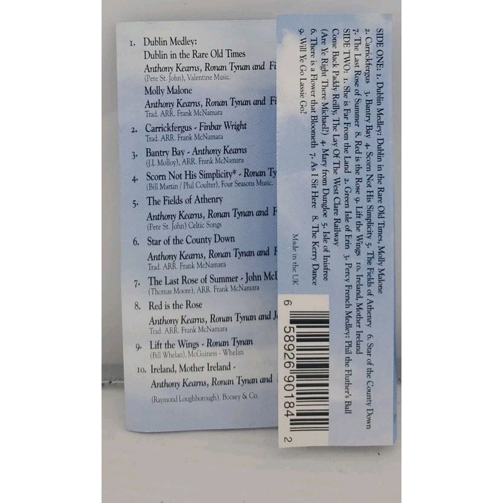 Live in Belfast by Irish Tenors (Cassette, 2000)