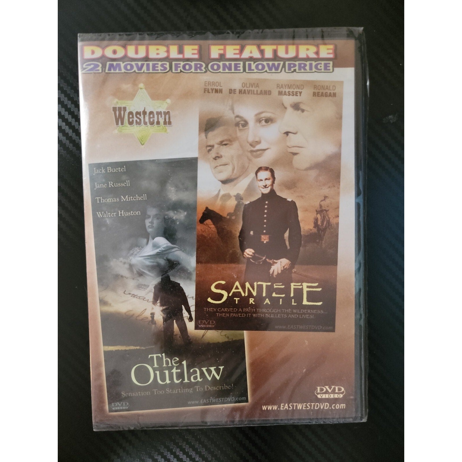 The Outlaw & Santa Fe Trail Double Feature (DVD) *Brand New*