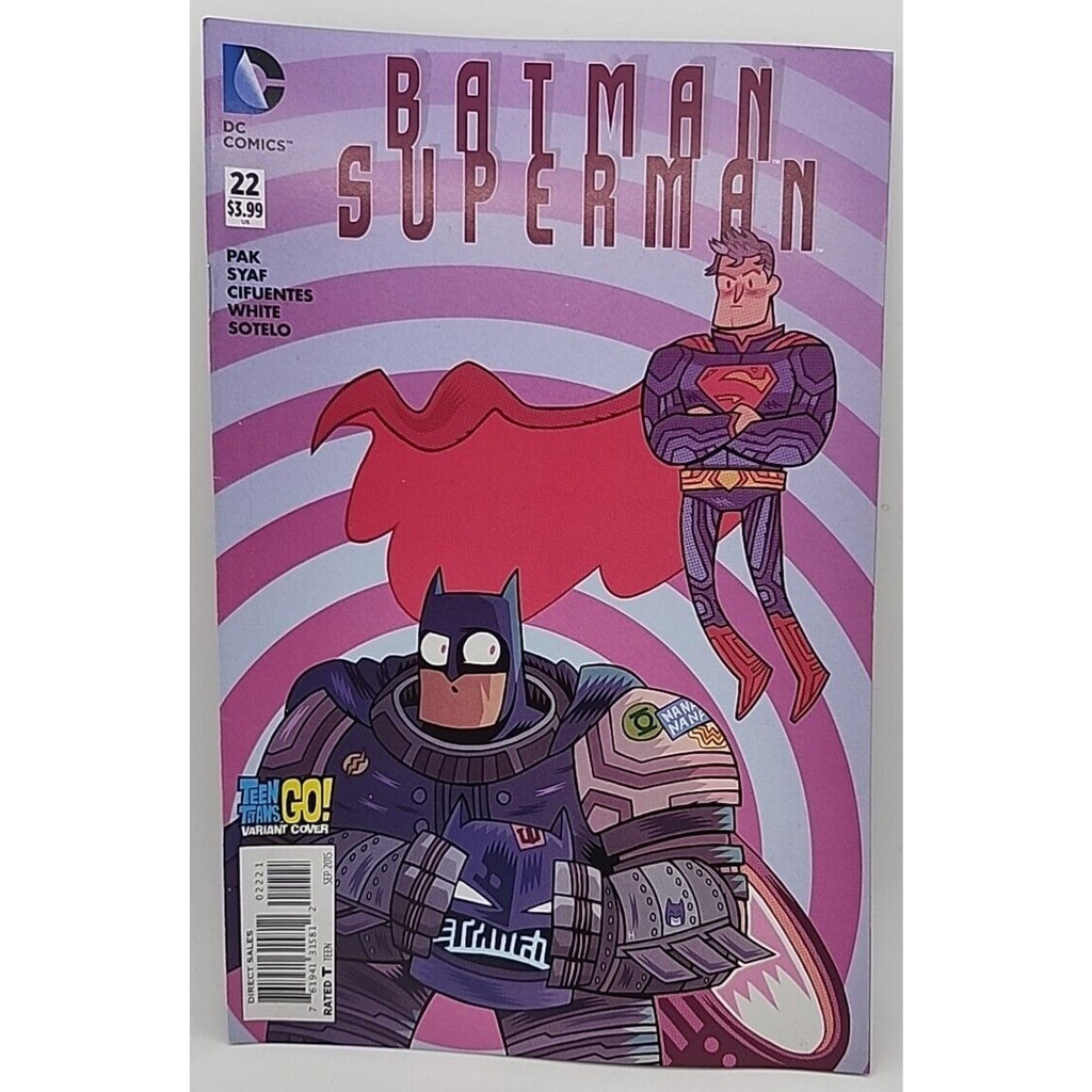 Batman and Superman # 22 Teen Titans Go! Variant Cover