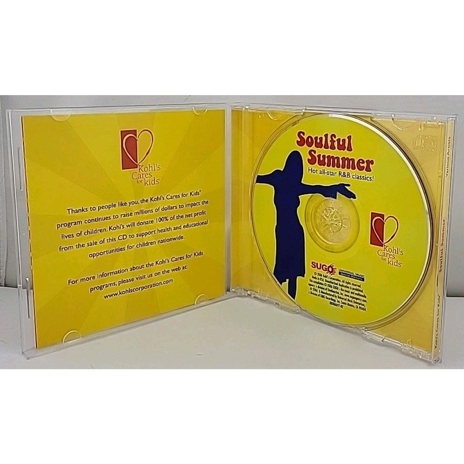 Soulful Summer - Hot all-star R&B Classics! CD Kohl's Care for Kids Motown Faves