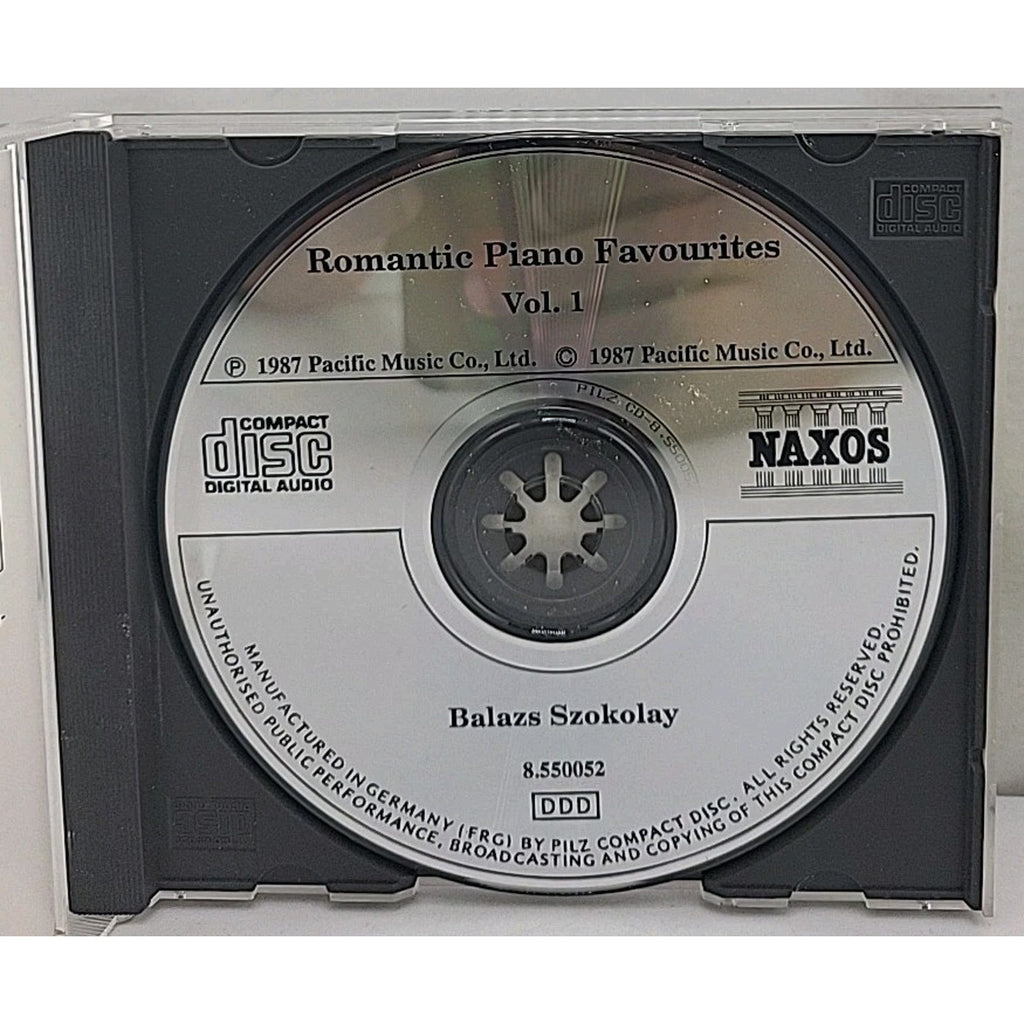 Romantic Piano Favourites Vol. 1 CD Balázs Szokolay