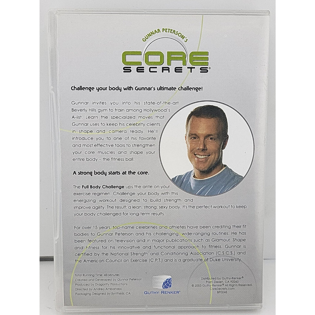 Core Secrets Full Body Challenge DVD