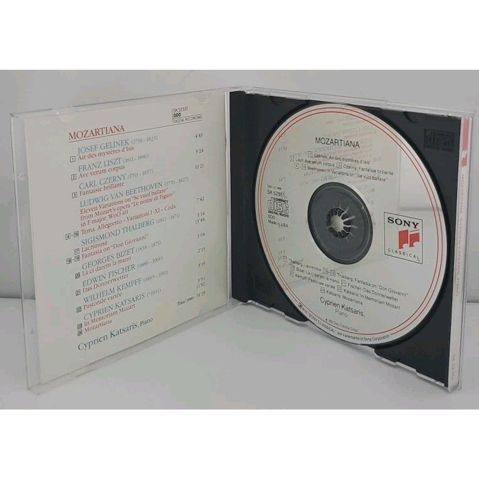 Mozartiana by Katsaris, Cyprien (CD, 2007)