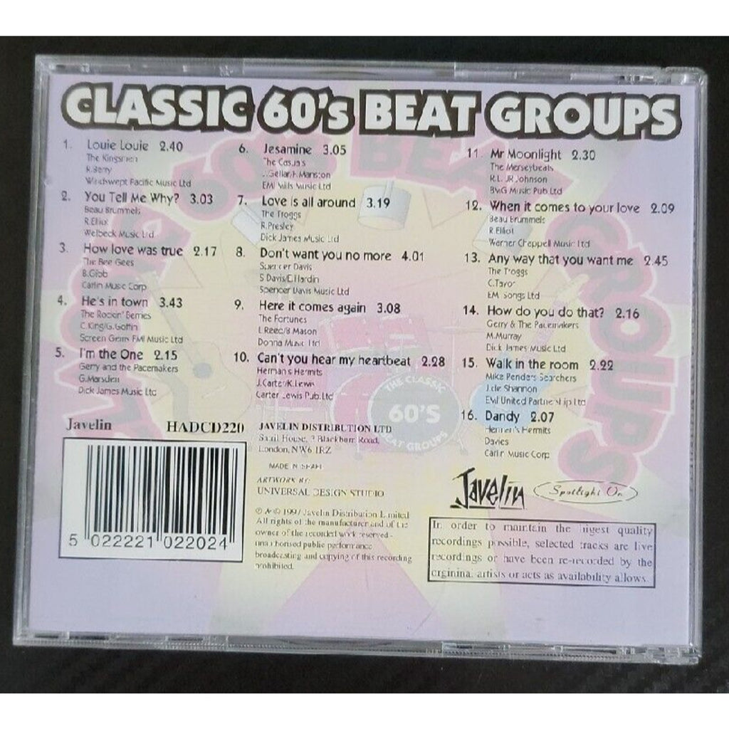 Classic 60's Beat Groups (CD)
