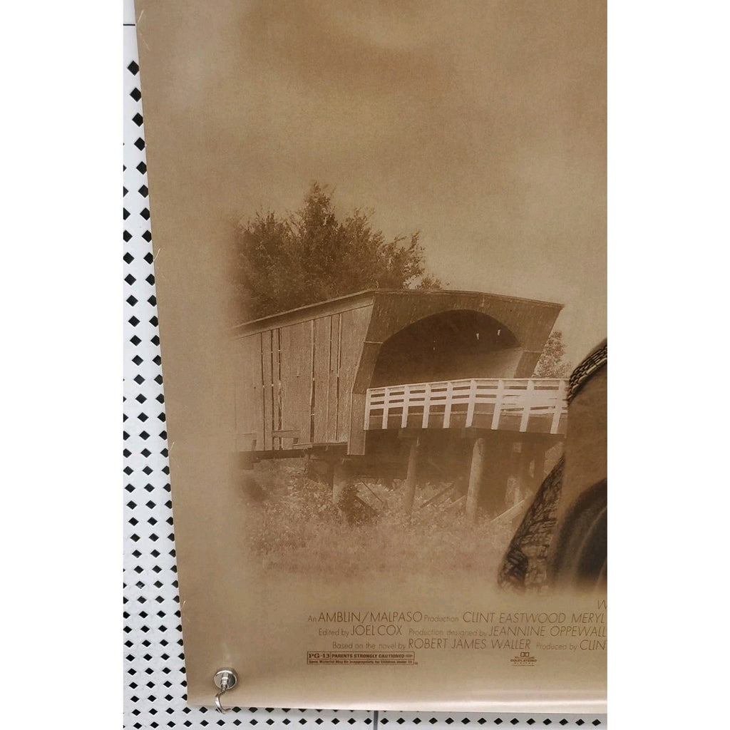 The Bridges of Madison County 1995 Double-Sided Movie Poster 27x40 Streep
