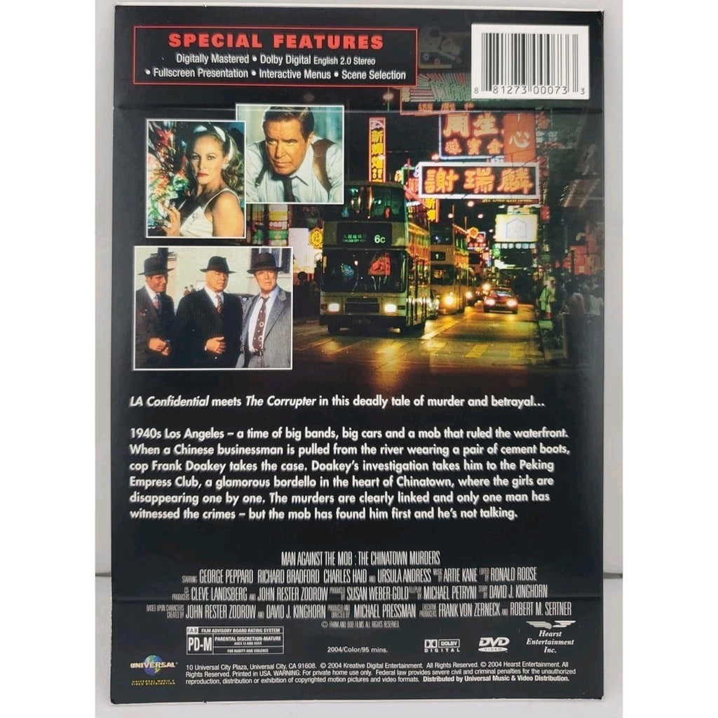 Man Against the Mob: The Chinatown Murders (DVD, 2004)
