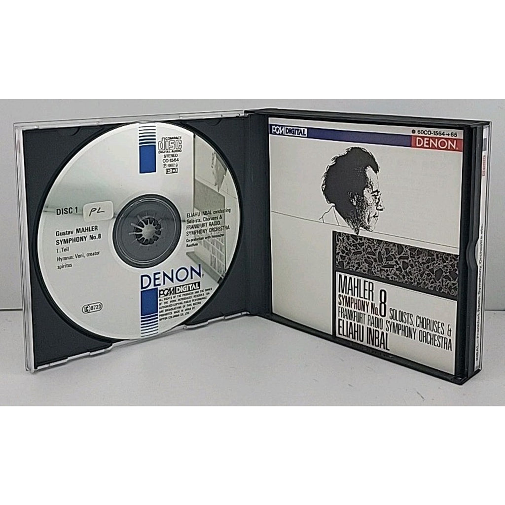 Eliahu Inbal Mahler Symphony No. 8 (Denon / Nippon Columbia 1987) Discs Japan