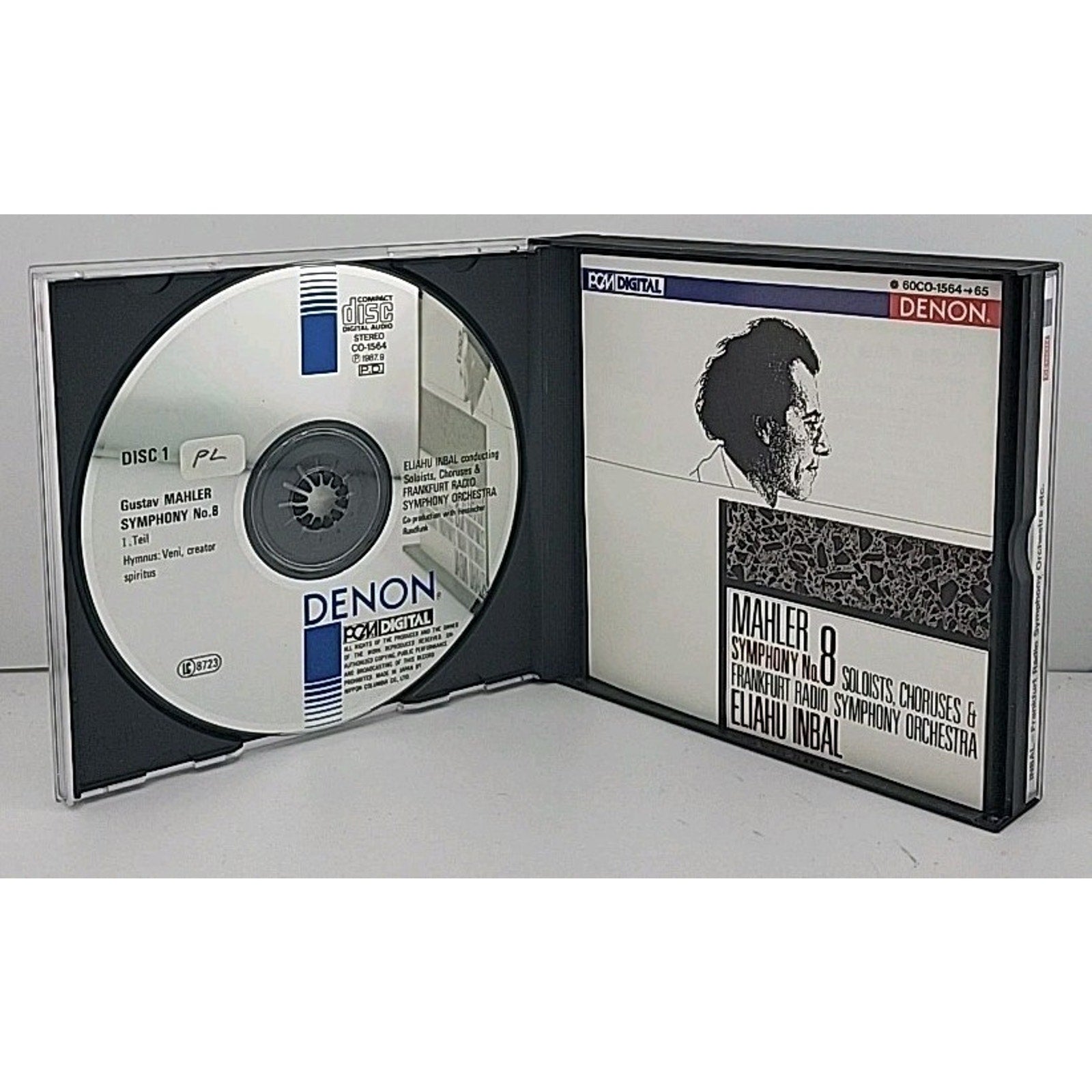 Eliahu Inbal Mahler Symphony No. 8 (Denon / Nippon Columbia 1987) Discs Japan