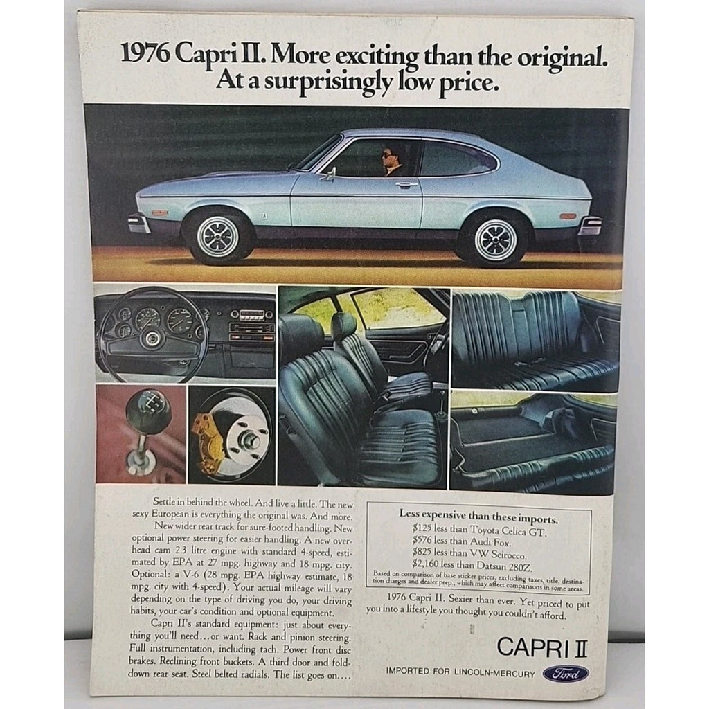Car And Driver Magazine - December 1975 - Volume 21 Number 6