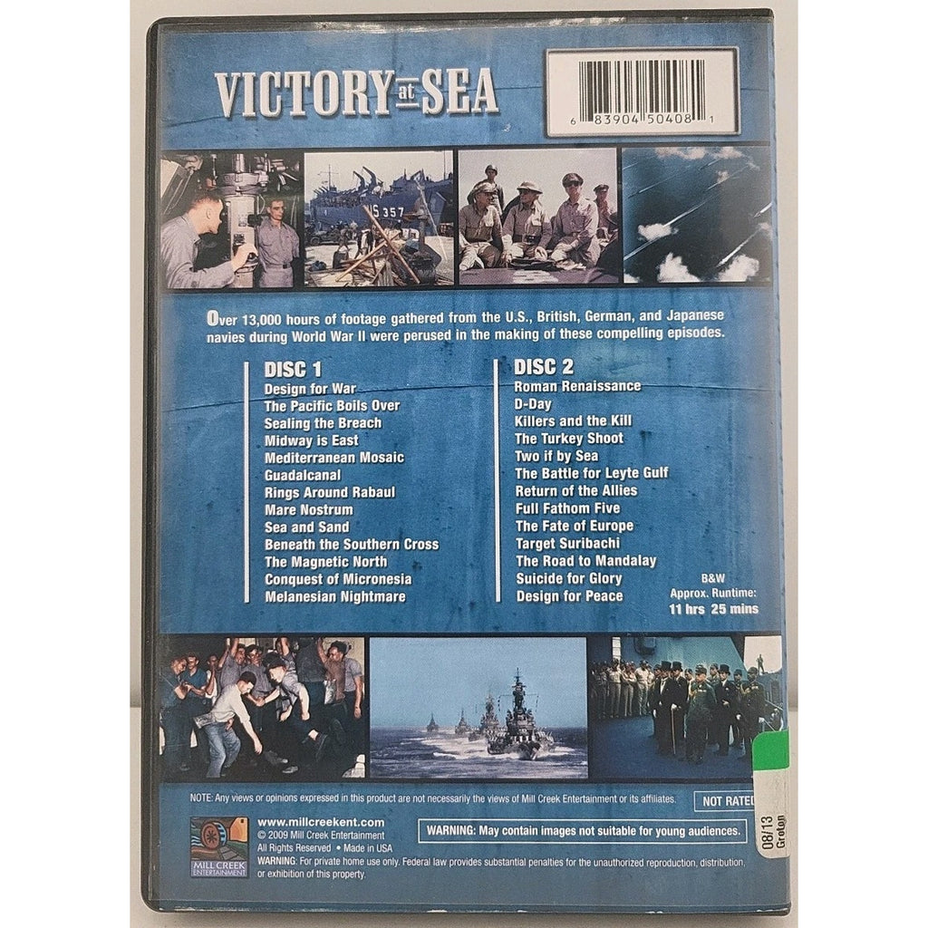 Victory At Sea (DVD, 2009, 2-Disc Set, Collector’s Edition)