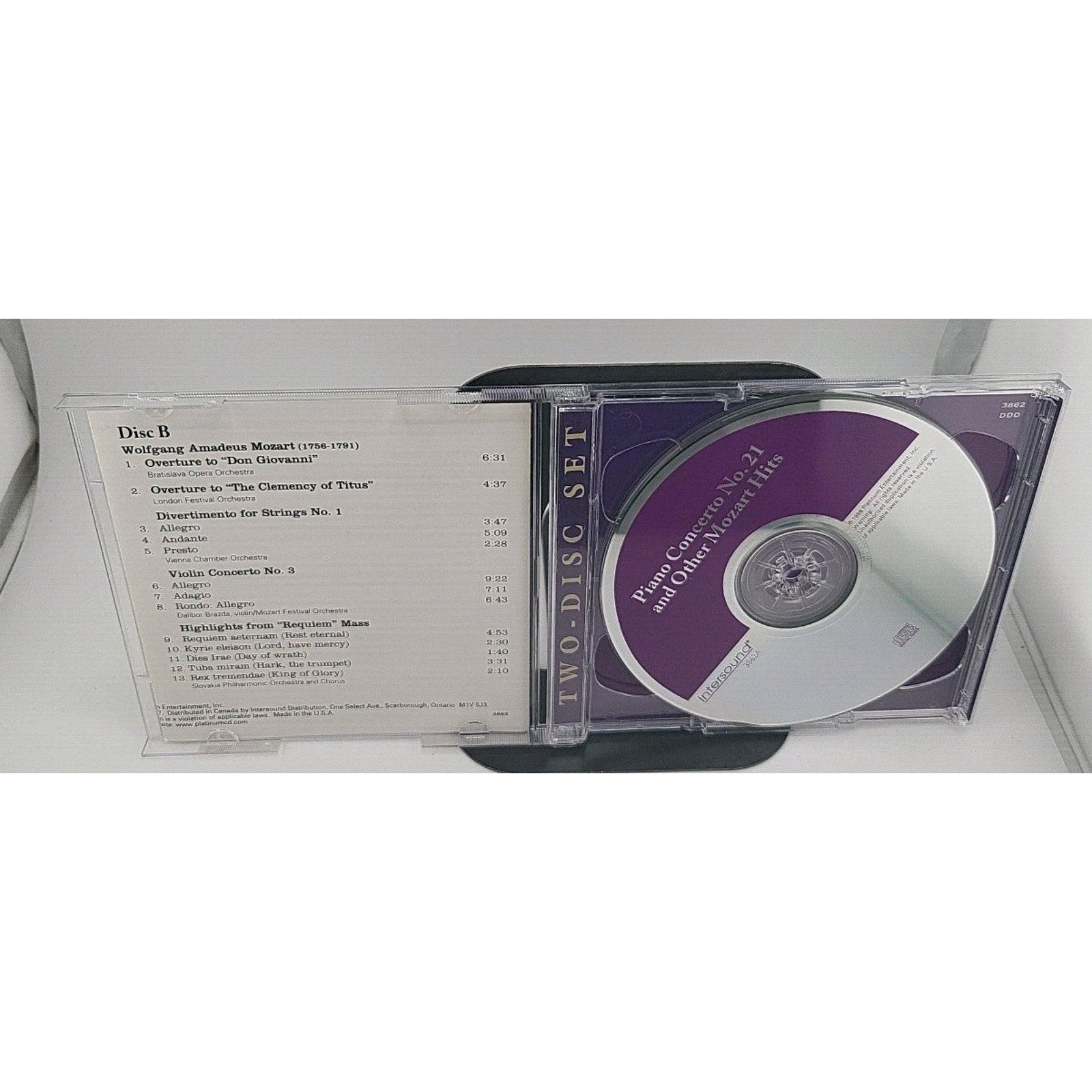 Piano Concerto No. 21 and Other Mozart Hits (2 Disc Set) - Various Orchestras