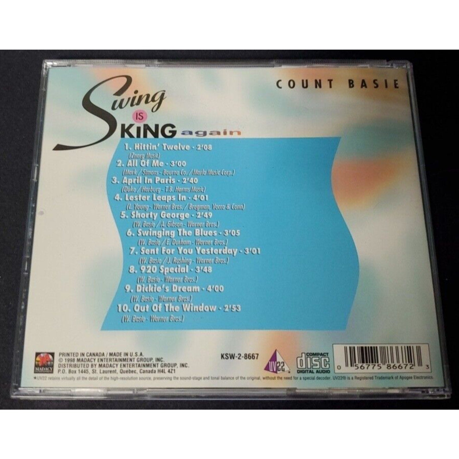 Count Basie - Swing Is King Again (CD)