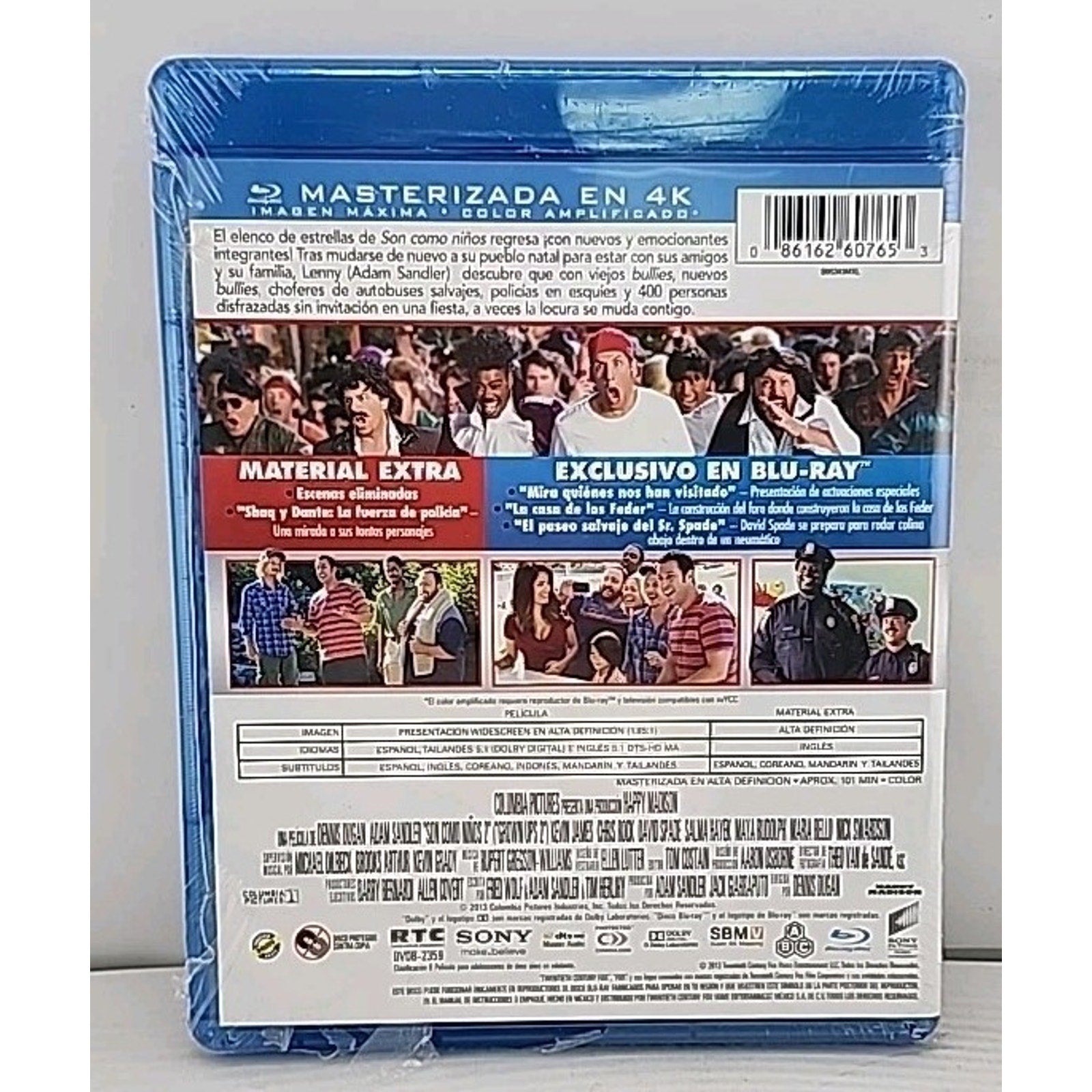 Son Como Ninos 2 Blu-ray Grown Ups 2 SPANISH VERSION *Brand New*