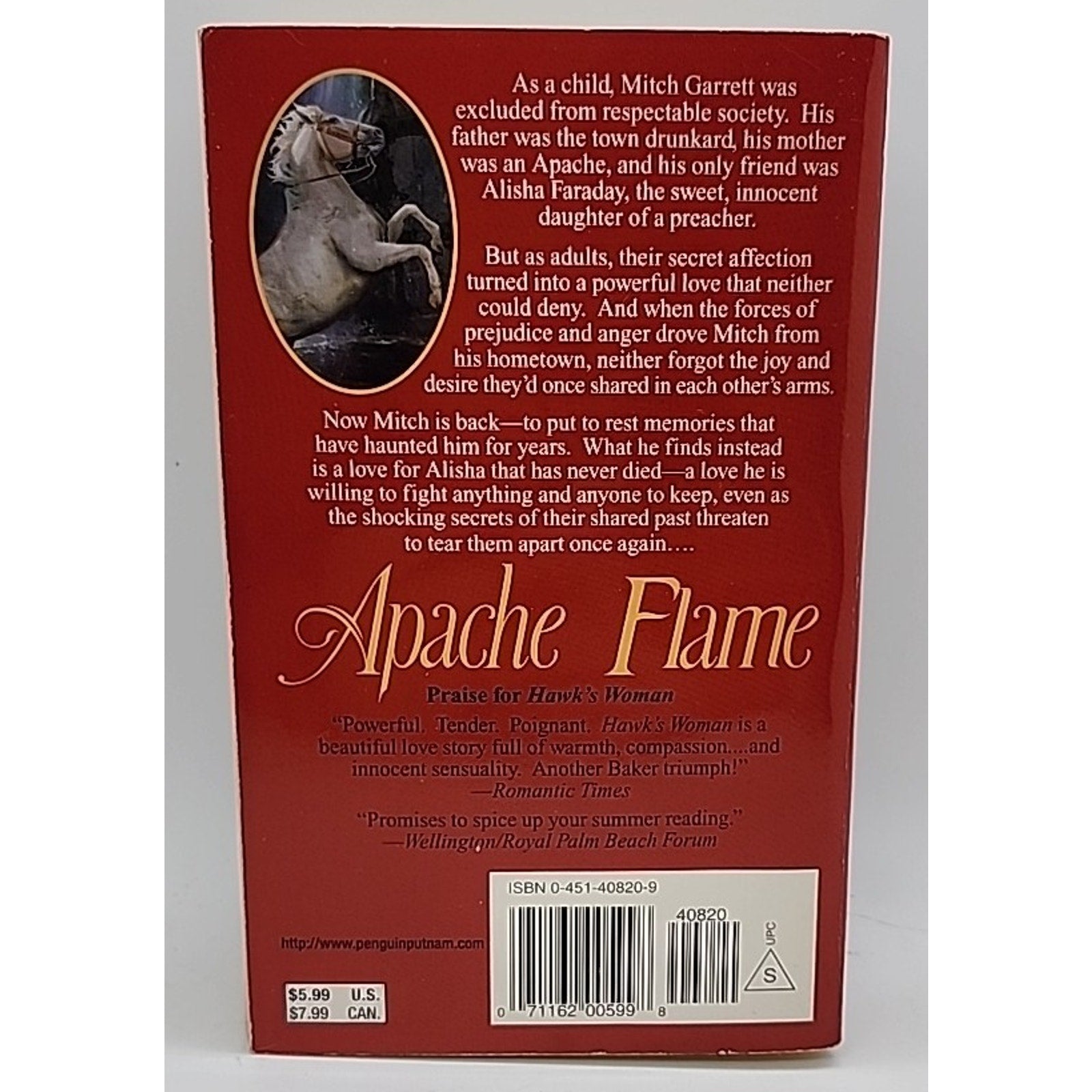 Apache Flame by Madeline Baker (1999, Mass Market)