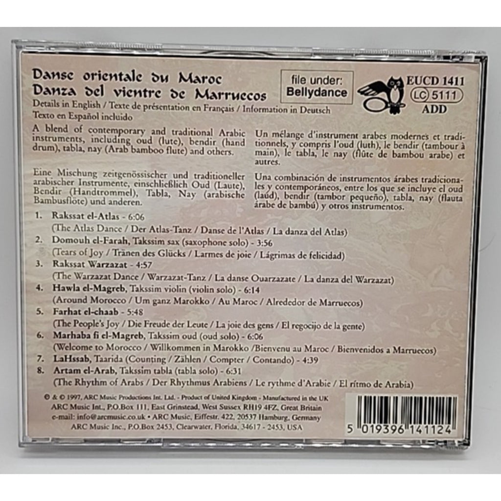 Belly Dance from Morocco [1997] by Chalf Hassan (CD, Mar-2000, Arc Music)